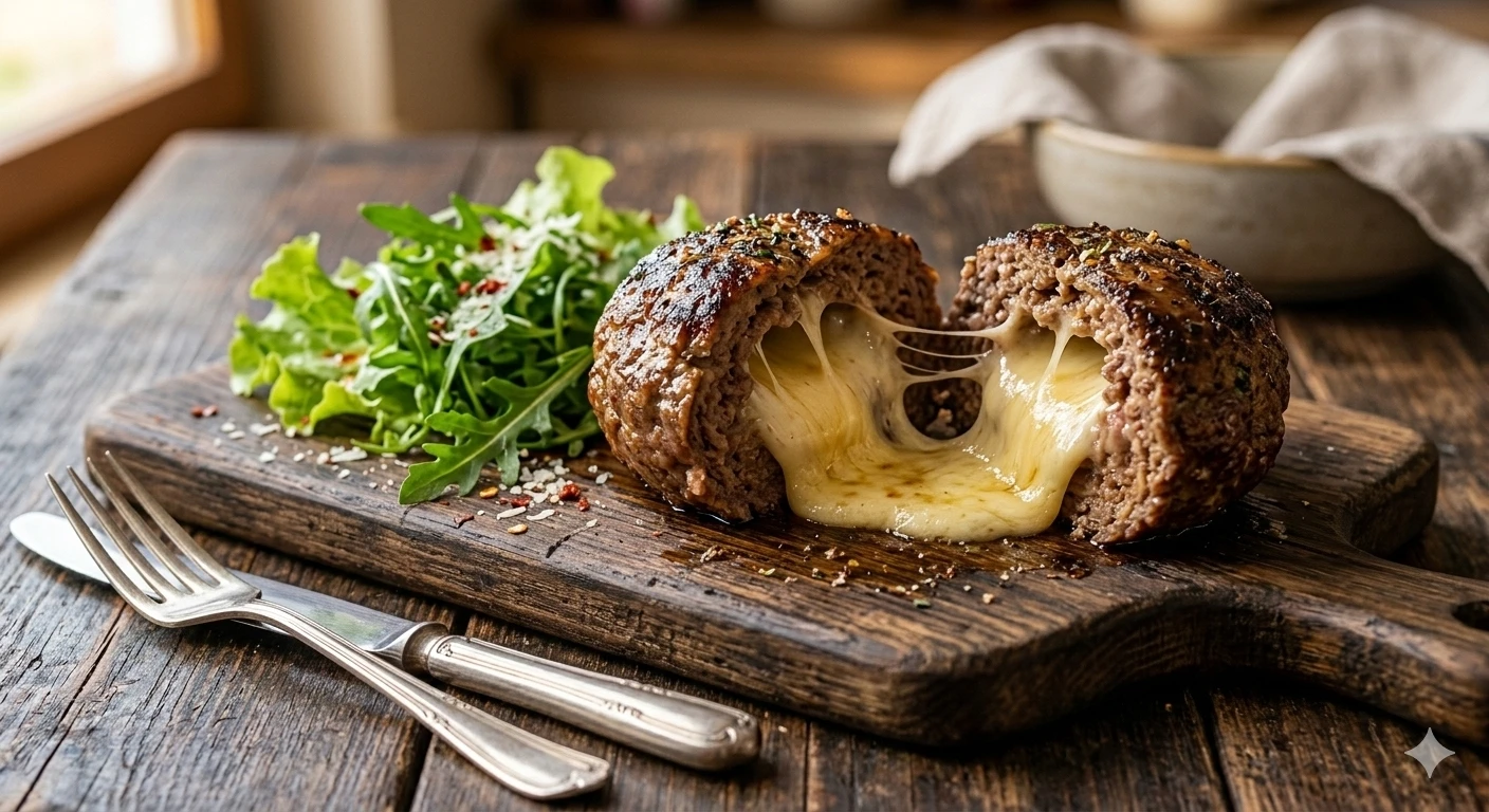 Receita de Almôndegas Recheadas na Air Fryer