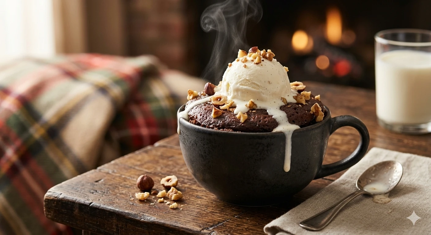 Receita de Bolo de Caneca de Nutella em 1 Minuto