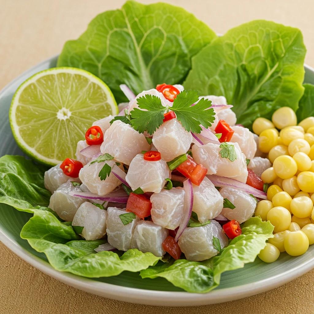 Ceviche de Peixe Branco