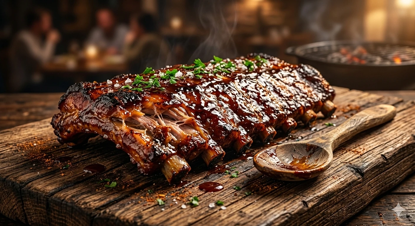 Receita de Costelinha de Porco ao Molho BBQ na Air Fryer