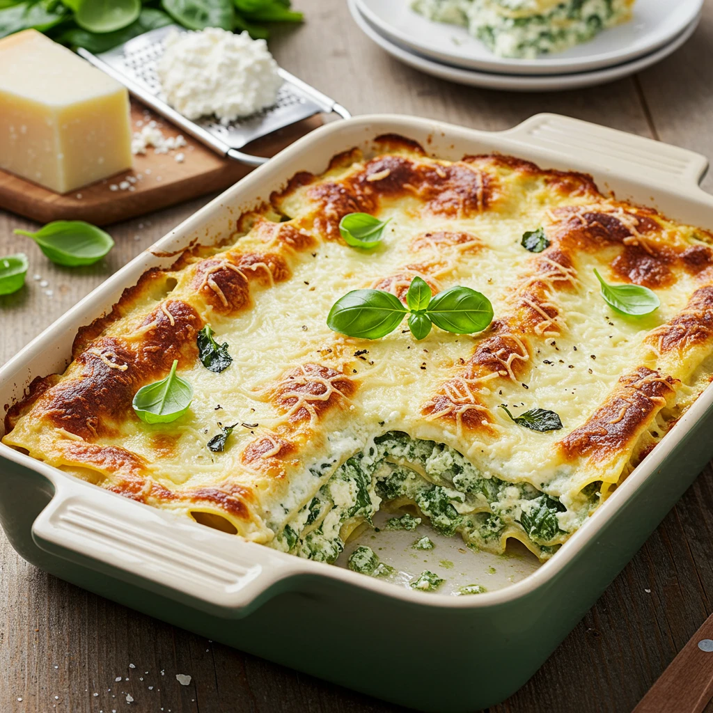 Lasanha de Espinafre e Ricota