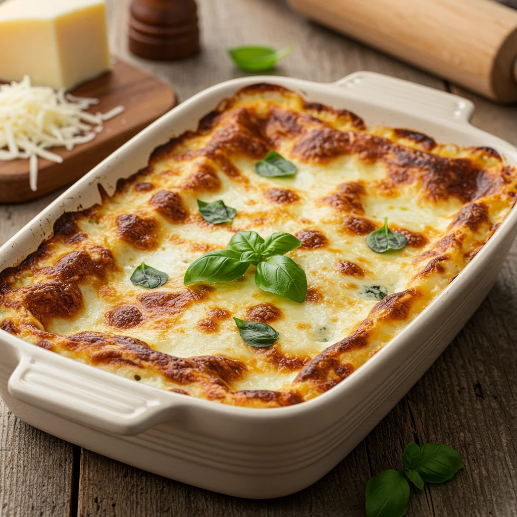 Lasanha Quatro Queijos