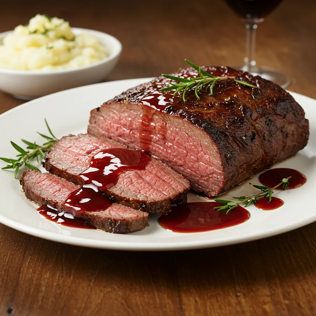 Maminha ao Molho de Vinho