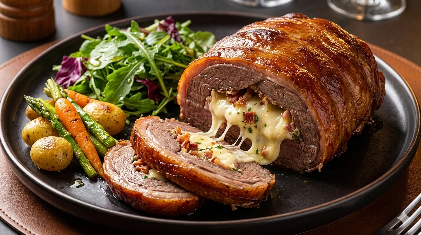 Receita de Picanha Invertida Recheada