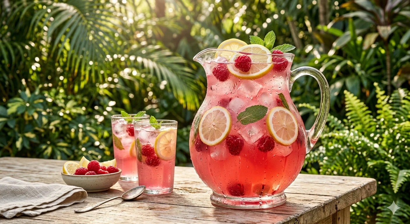 Receita de Pink Lemonade Natural