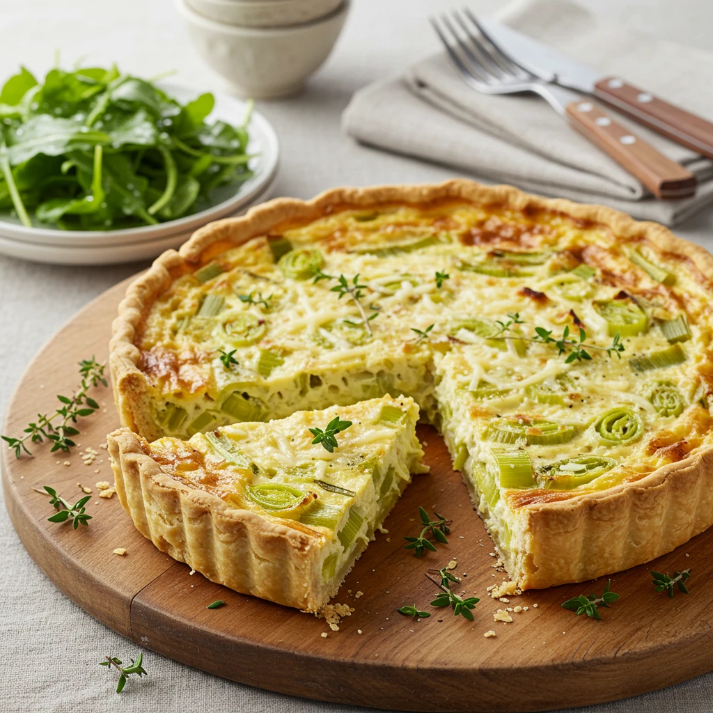 Quiche de Alho-Poró