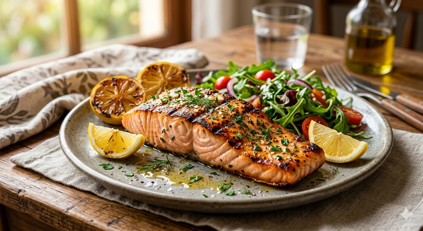 Salmão Grelhado