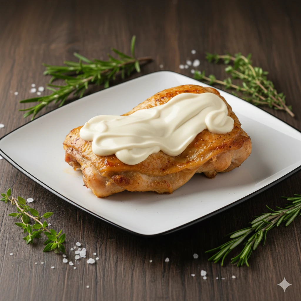 Receita de Sobrecoxa de Frango com Maionese na Air Fryer