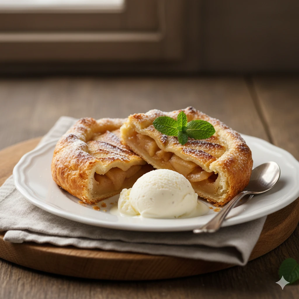 Receita de Tortinha de Maçã Rápida na Air Fryer